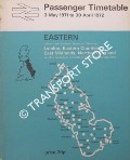 Passenger Timetable Eastern - London, Eastern Counties, East Midlands, Northern England, 3 May 1971 to 30 April 1972 by British Rail